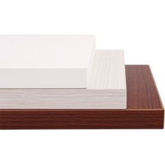 Laminated particle board desk Up Up, white 1500x750mm