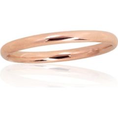 Золотое обручальное кольцо #1101119(Au-R), Красное Золото 585°, Размер: 16, 1.05 гр.