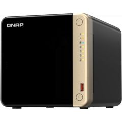 QNAP TS-464-8G 4-Bay desktop NAS, Intel® Celeron® N5105/N5095 quad-core, 8 GB onboard not expandable, 4 x 3.5"/2.5" SATA 6Gb/s drive bays, 2 Jaunumi - Datori