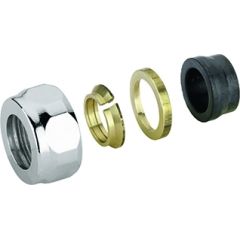 Carlo Poletti adapters kapara caurulei 16mm, 24-19, hroms