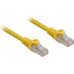 Sharkoon network cable RJ45 CAT.6a SFTP LSOH yellow 0,25m - HalogenFree