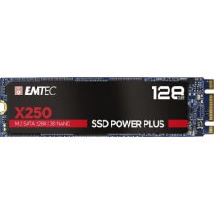 Emtec X250 SSD Power Plus 128 GB Solid State Drive (SATA 6 GB / s, M.2)