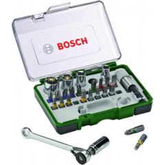 Muciņu ar uzgaļiem komplekts Bosch 2607017562; 27 gab.