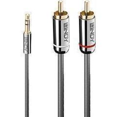 CABLE AUDIO 3.5MM TO PHONO/0.5M 35332 LINDY Dažādi vadi