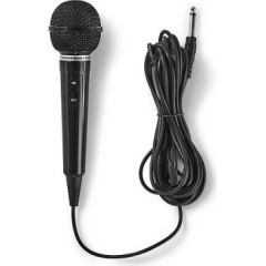 Nedis MPWD01BK Mikrofons / 5m / Melns