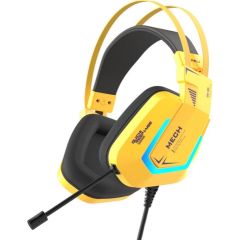 Gaming headphones Dareu EH732 USB RGB (yellow)
