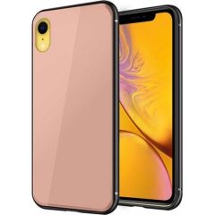 GreenGo  
       Apple  
       iPhone XR GLASS Case 
     Pink