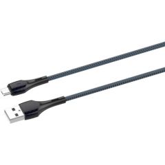 LDNIO LS522 2m USB - Micro USB Cable (Grey-Blue)