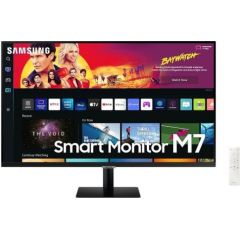 LCD Monitor|SAMSUNG|S32BM700UP|32"|TV Monitor/Smart/4K|Panel VA|3840x2160|16:9|60Hz|4 ms|Speakers|Tilt|Colour Black|LS32BM700UPXEN