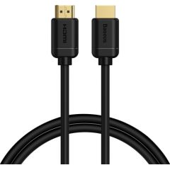Baseus 2x HDMI 2.0 4K 60Hz Cable, 3D, HDR, 18Gbps, 2m (black) HDMI vadi