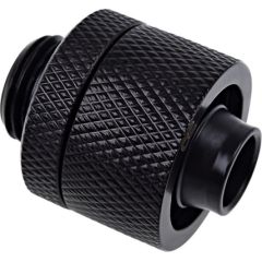 Alphacool Eiszapfen hose fitting 1/4" on 16/10mm, black - 17232