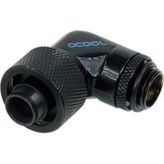 Alphacool HF screw connection 90°, black (17081)