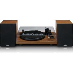 LENCO LS-480WD - RECORD PLAYER WITH BUILT-IN AMPLIFIER AND BLUETOOTH® PLUS 2 EXTERNAL SPEAKERS