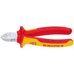 Knipex 14 26 16 Stripping side cutters - VDE approved - 160 mm Knaibles un stangas