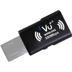 VU+ 300 Mbps Wireless USB Adapter WPS black