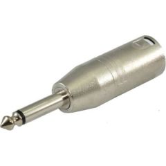 SSQ HA17 - Adapter z męskiego XLR 3 pinowy na męski jack 6,3mm Mikrofoni