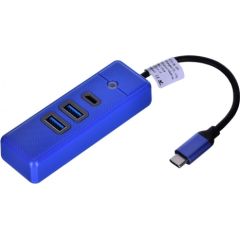ORICO HUB USB-C 2X USB-A 3.1 + USB-C, BLUE