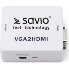 Savio VGA – HDMI Full HD / 1080p 60Hz Converter/ Adapter