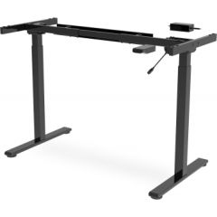 Digitus Desk frame,  71.5 - 121.5 cm, Maximum load weight 70 kg, Black