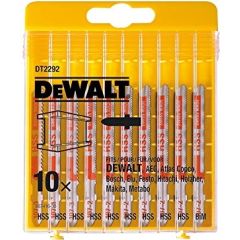 DeWalt DT2292-QZDeWalt JIGSAW BLADES - 10 Hhs METAL DT2292 Jaunumi -Dārzam