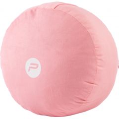 Pure2Improve rozā meditācijas spilvens ar īpaši mīkstu velūra poliestera pārklājumu un polipropilēna/kokvilnas pildījumu