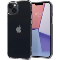 Spigen Liquid Crystal Эластичный чехол-крышка с амортизацией при падении для Apple iPhone 14 Прозрачный