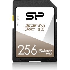 Silicon Power карта памяти SDXC 256GB Superior Pro UHS-II