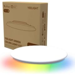 Xiaomi Yeelight Arwen 450C LED Smart Ceiling Light with remote RGB backlight, 50W, 4000 lm, 495mm White EU