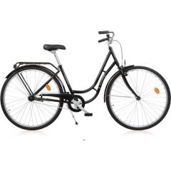 Baana Hermanni 28" retro velosipēds, melns