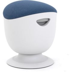 Up Up Seul ergonomic balance stool White, D47 Blue fabric