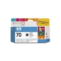 Hewlett-packard HP no.70 Ink Cart. Matte Black with Vivera Ink (130 ml) / C9448A Tintes printeru izejmateriāli