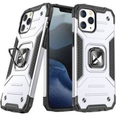 Wozinsky  
       Apple  
       iPhone 13 Pro Max Ring Armor Case Kickstand Tough Rugged Cover 
     Silver
