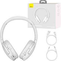 Baseus Encok Wireless headphone D02 Pro (white) Austiņas