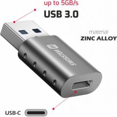 Swissten Adapteris USB-A / USB-C