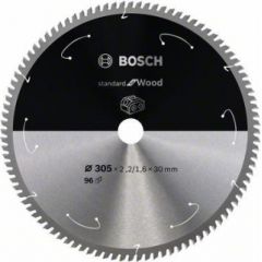 Griešanas disks Bosch Standard for Wood 2608837744; 305x30 mm; Z96