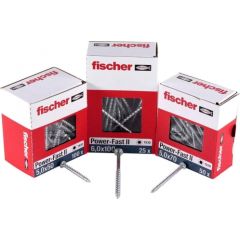 FISCHER chipboard screw Power-Fast II 6.0x140 countersunk (50 pieces, partial thread, galvanized) Новинки Для дома и сада 