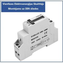 Vienfazes elektribas skaititajs ProBase, 0.25-50A, 230/240V, 1x DIN