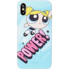 Cartoon Network The Powerpuff Girls Aizmugurējais Silikona Apvalks Priekš Apple iPhone XS Max Bubbles Power Neoriģinālie Maciņi