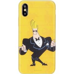 Cartoon Network Johnny Bravo Aizmugurējais Silikona Apvalks Priekš Apple iPhone 7 Plus / 8 Plus Smoking Neoriģinālie Maciņi