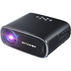 BlitzWolf BW-V4 1080p LED beamer / projector, Wi-Fi + Bluetooth (black) Projektori