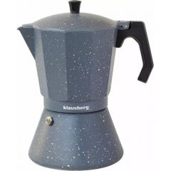 Эспрессо-кофеварка на 6 чашек, под мрамор серого цвета Klausberg.