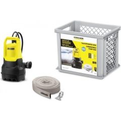Kärcher dewatering pump SP 5 Dirt EU - yellow / black - 500 Watt - with storage box