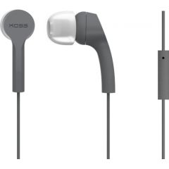 Koss Headphones KEB9iGRY Wired, In-ear, Microphone, Gray