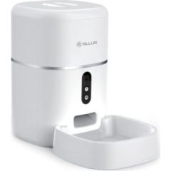 Tellur Smart WiFi Pet Feeder, UltraHD Camera, 4L white