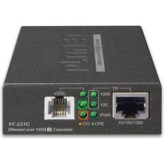 Planet VC-231G bridge/repeater 1000 Mbit/s Network bridge Black
