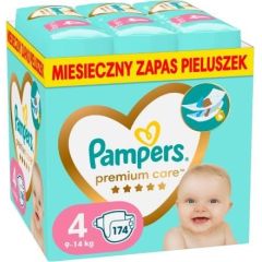 Pampers Premium Monthly Box Rozm. 4, 8-14kg 174szt