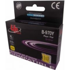 Tintes kārtridžs UPrint Brother LC970YE Yellow Tintes printeru izejmateriāli