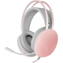 Mars Gaming MH-GLOW RGB Chroma Flow spēļu austiņas 3,5 mm / USB Austiņas