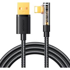 Angle Cable to USB-A / Lightning / 1.2m Joyroom S-UL012A6 (black)