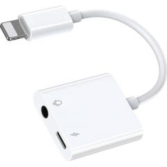 Audio Adapter Lightning / 3.5 mm Joyroom S - Y105 (white)